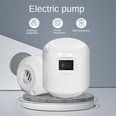 Pompă de aer Vid Pompă electrică Sac de compresie Pompă electrică Extractor de aer universal Geantă inteligentă de depozitare haine Compresor pilota