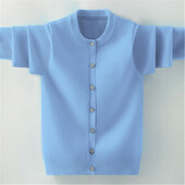 Bērnu džemperis meitenēm rudens ziemas bērniem trikotāžas virsdrēbes mētelis pusaudžiem zēniem 4 6 8 10 12 14 gadu jaka jaka A5498