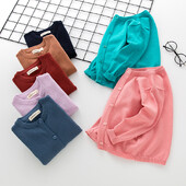 Βρεφικά πουλόβερ για την άνοιξη και το φθινόπωρο Μικρό παιδί 1 έως 2 4 6 8 9 ετών Παλτό για κορίτσια Πλεκτές Ζακέτες Αγόρια Βαμβακερά ρούχα Παιδικό πουλόβερ