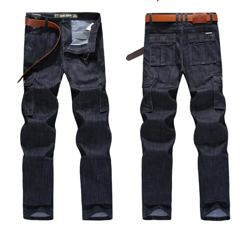 Ανδρικά τζιν Cargo Big Size 29-40 42 Casual Military Jeans Ανδρικά Ρούχα 2020 Νέα Υψηλής Ποιότητας