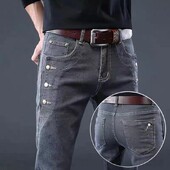 Ανδρικά τζιν Ανοιξιάτικα και Φθινοπωρινά Νέα Ανδρικά Stretch Casual Jeans Slim Fit Pencil Pants Ανδρικά Skinny Jeans Ανδρικά τζιν παντελόνια