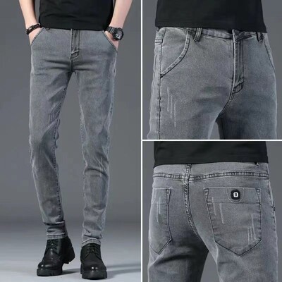 Ανδρικά τζιν Ανοιξιάτικα και Φθινοπωρινά Νέα Ανδρικά Stretch Casual Jeans Slim Fit Pencil Pants Ανδρικά Skinny Jeans Ανδρικά τζιν παντελόνια