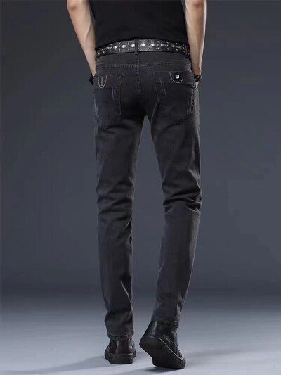 Ανδρικά τζιν Ανοιξιάτικα και Φθινοπωρινά Νέα Ανδρικά Stretch Casual Jeans Slim Fit Pencil Pants Ανδρικά Skinny Jeans Ανδρικά τζιν παντελόνια