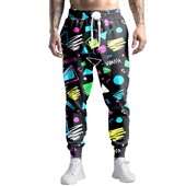Costume pentru bărbați Pantaloni de jogging Pantaloni casual Pantaloni de alergare cu șnur ținută pentru bărbați Pantaloni Streetwear Îmbrăcăminte masculină