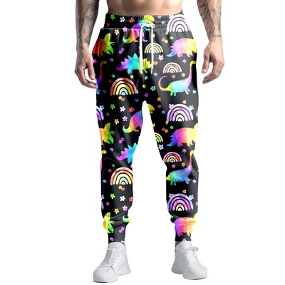 Costume pentru bărbați Pantaloni de jogging Pantaloni casual Pantaloni de alergare cu șnur ținută pentru bărbați Pantaloni Streetwear Îmbrăcăminte masculină