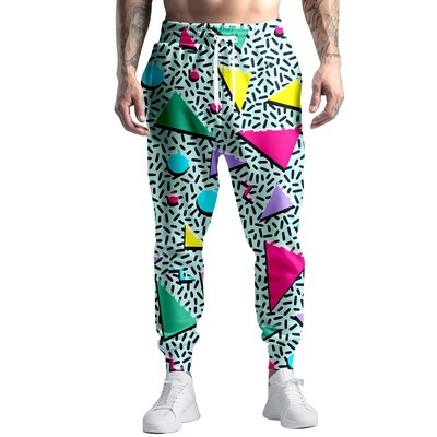 Costume pentru bărbați Pantaloni de jogging Pantaloni casual Pantaloni de alergare cu șnur ținută pentru bărbați Pantaloni Streetwear Îmbrăcăminte masculină
