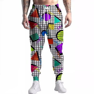 Costume pentru bărbați Pantaloni de jogging Pantaloni casual Pantaloni de alergare cu șnur ținută pentru bărbați Pantaloni Streetwear Îmbrăcăminte masculină