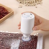 Pompă portabilă de vid pentru alimente Dispozitiv electric de etanșare cu vid Aspirator reutilizabil Pungi pentru depozitarea alimentelor pentru păstrare în stare proaspătă Unelte portabile de bucătărie de încărcare