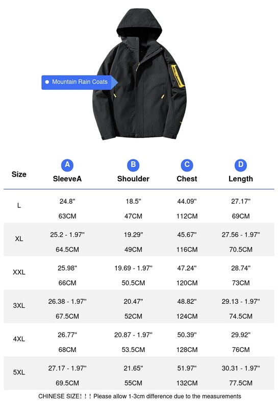 DIMUSI Jachetă de schi impermeabilă pentru bărbați de munte Jachetă de ploaie rezistentă la vânt, primăvară, toamnă, în aer liber, jachetă de schi cu glugă caldă, îmbrăcăminte 5XL