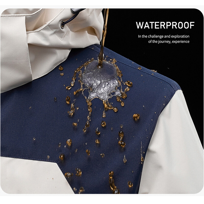 DIMUSI Jachetă de schi impermeabilă pentru bărbați de munte Jachetă de ploaie rezistentă la vânt, primăvară, toamnă, în aer liber, jachetă de schi cu glugă caldă, îmbrăcăminte 5XL