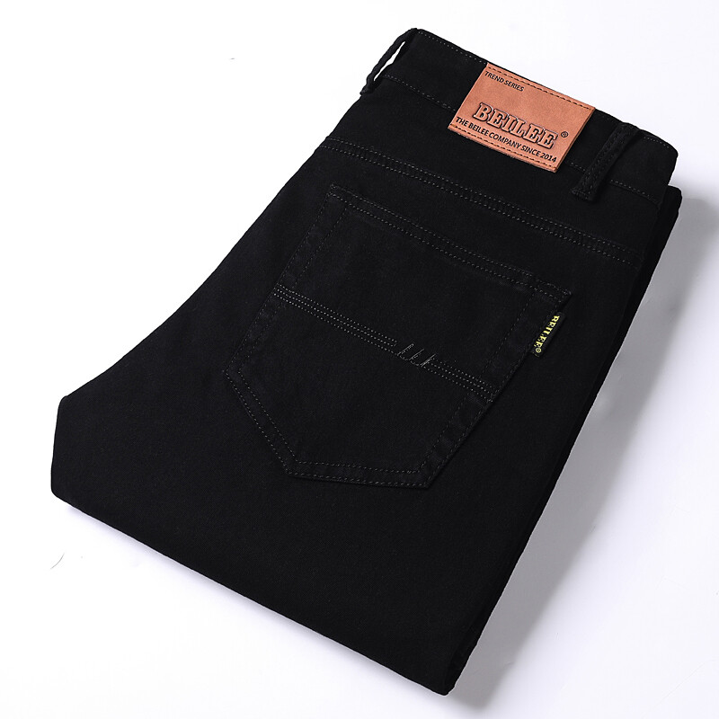 Νέο Ανδρικό τζιν παντελόνι Trend Ιδιοσυγκρασία Casual Fashion Τζιν Ελαστικό ίσιο λεπτό Λευκό Κόκκινο Μαύρο Cool Παντελόνι Όλη τη σεζόν