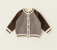 Παιδική πλεκτή ζακέτα με μανίκια ρεγκλάν 2024 για το φθινόπωρο