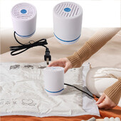 Elektriskais vakuuma iesūkšanas sūknis Mini pārnēsājams uzglabāšanas maisiņš Sūkšanas sūkņa kompresijas maiss Aizzīmogots darbaspēku taupoši mājsaimniecības piederumi