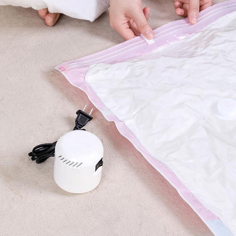 Vakuumsūknis elektriskais gaisa sūknis Vakuuma hermētisks kompresijas maisiņš apģērbu uzglabāšanas maisiņiem Elektriskā blīvēšanas mašīna