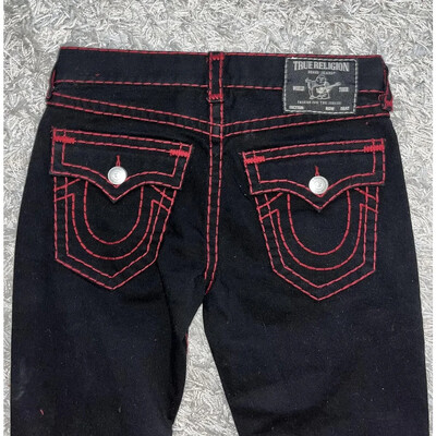 Pantaloni casual brodați gotici retro denim de stradă, stil Y2K, blugi cu picioare drepte, pantaloni de modă Harajuku cu talie înaltă, noi