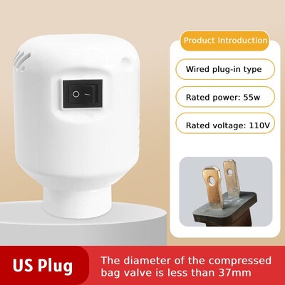 55 W jaudīgs vakuumsūknis, elektriskais gaisa sūknis, vakuuma hermētisks kompresijas maisiņš drēbju glabāšanas maisiem, elektriskā blīvēšanas iekārta