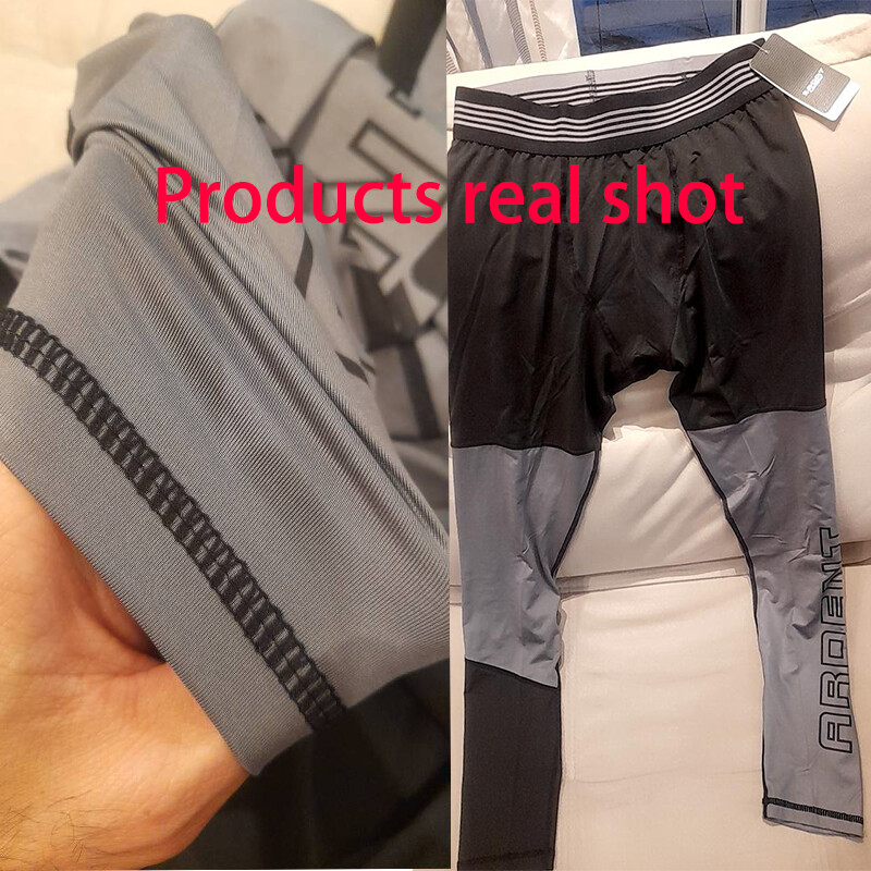 KAMB Vīriešu zeķubikses Sports Vīriešu Fitness Skriešana Treniņi Un Vingrinājumi Sporta bikses Vīriešu Kompresijas Bikses Legingi Vīriešiem Skriešanas bikses