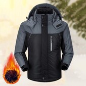 Zimska parka muška zaštita od vjetra Plus debela topla krznena jakna otporna na vjetar Muške vojne anorak jakne s kapuljačom Muške zimske jakne