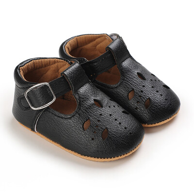 Pantofi pentru nou-născut Bebeluși Fete Classic Love Heart Talpă din cauciuc Anti-alunecare PU Pantofi de rochie First Walker Toddler Patuț