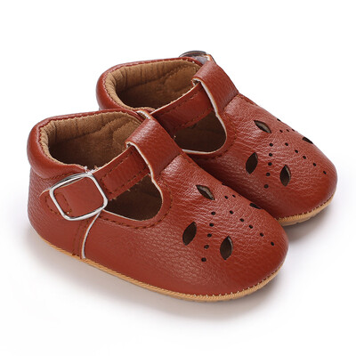 Pantofi pentru nou-născut Bebeluși Fete Classic Love Heart Talpă din cauciuc Anti-alunecare PU Pantofi de rochie First Walker Toddler Patuț