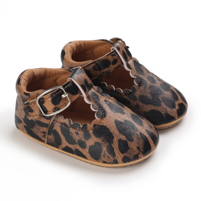 Pantofi pentru nou-născut Bebeluși Fete Classic Love Heart Talpă din cauciuc Anti-alunecare PU Pantofi de rochie First Walker Toddler Patuț