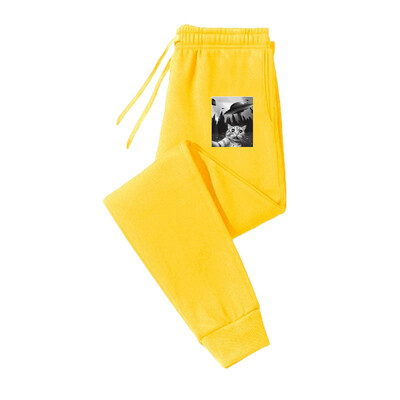 Animal print casual βασικά ανδρικά και γυναικεία παντελόνια φαρδιά μοντέρνα παντελόνια με φούτερ με κορδόνι για γυναίκες και άνδρες