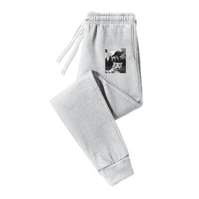 Animal print casual βασικά ανδρικά και γυναικεία παντελόνια φαρδιά μοντέρνα παντελόνια με φούτερ με κορδόνι για γυναίκες και άνδρες