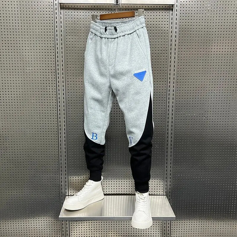 Pantaloni de trening pentru bărbați slăbiți Pantaloni de toamnă și iarnă Pantaloni de sport pentru bărbați Colanți harem Pantaloni de trening atletic subțiri Pantaloni lați largi Y2k