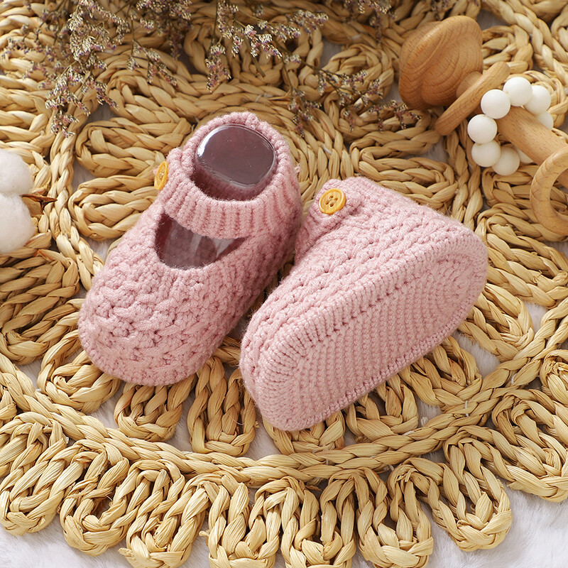Pantofi pentru bebeluși tricot nou-născut băiat fată încălțăminte modă drăguț solid 0-18 m accesorii haine pentru copii mici cizme pentru primul pat pentru sugari super moi