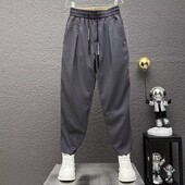 Baggy Bikses Vīrietis Korejiešu Populārs Apģērbs Korejas Dongdaemun 2024 Vīriešu Bikses Vīriešu Apģērbs Skriešanas Sports Liela izmēra Skriešana Skriešana