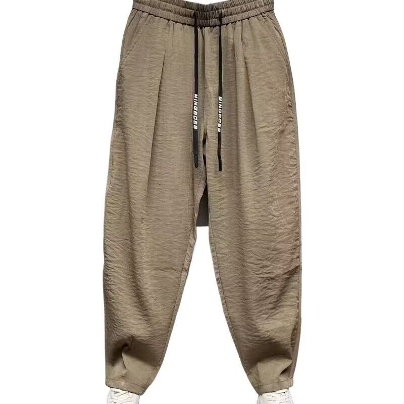 Baggy Bikses Vīrietis Korejiešu Populārs Apģērbs Korejas Dongdaemun 2024 Vīriešu Bikses Vīriešu Apģērbs Skriešanas Sports Liela izmēra Skriešana Skriešana