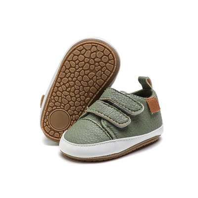 Proljetne cipele za novorođenčad Dječaci Djevojčice Potplat od čvrste gume Protuklizni First Walker Tople prozračne kožne cipele za dojenčad 0-18M