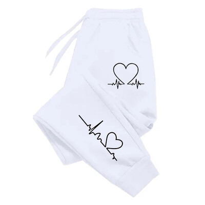 Pantaloni de trening pentru bărbați, ocazional, comozi, pantaloni de jogging, pantaloni de trening moale de fitness, la modă, versatili, pantaloni sport largi Harajuku