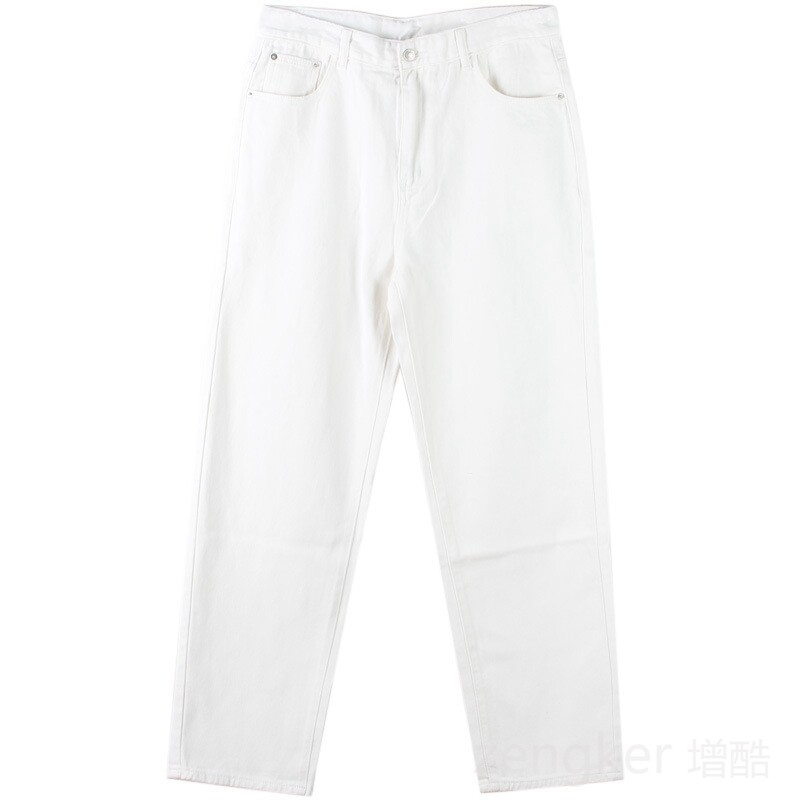 Pantaloni lungi de marime mare Hip Hop, stil nou, blugi pentru bărbați, îmbrăcăminte stradală pentru bărbați, blugi largi Blugi albi pentru bărbați 46 44