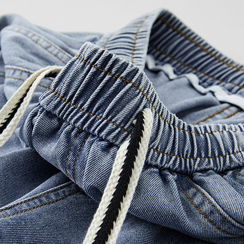 8XL Plus Size Jeans Bărbați Gradient Denim Pantaloni Harajuku Fashion Casual Pantaloni Drepți Bărbați Blugi cu talie elastică Marimea Mare 8XL