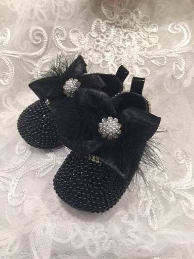 bowknot Personalizat Sparkle Bling cristale Strasuri Pantofi pentru fete pentru bebeluși Panglică pentru copii 0-1Ani Pantofi prințesă First Walkers