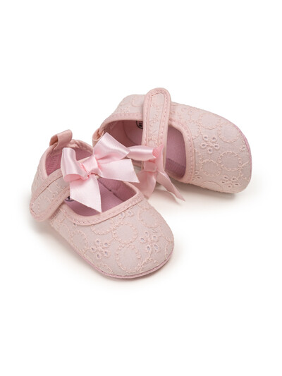 Nove cipele za djevojčice, princeze, mašne, cvijet, dječje cipele za hodanje, cvjetni uzorak, pamučne, mekane neklizajuće cipele za krevetić za malu djecu 0-18 mjeseci