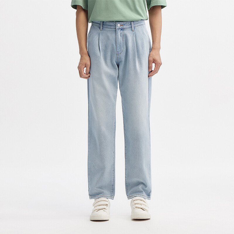 Semir Jeans muške ljetne nove modne klasične isprane sužene hlače 2024. Muscle Sense široke hlače cool osjećaja