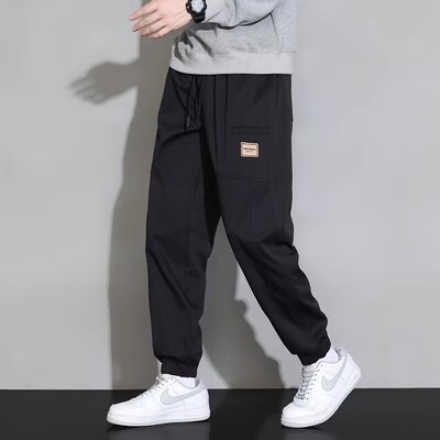 De primăvară și de vară, subțire, high street, în stil n-stil retro, salopete casual, cu șnur, pantaloni drepti largi, buzunare mari