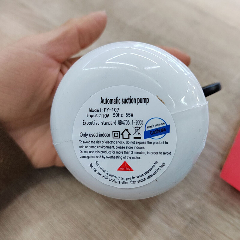 55W Vakuumski zatvorena kompresijska pumpa za vrećice Električni stroj za spajanje SAD/EU Alat za kompresiju koji štedi rad za vrećice za pohranu odjeće