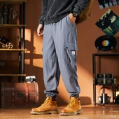 Liela izmēra Vīriešu Apģērbi Skriešana Vīriešu Apgrieztas Bikses Vīriešu Bikses Skriešanas Bikses Bagijas Bikses Vīrietis Sports Skriešana Korejiešu Populāri Apģērbi Sporta zāle