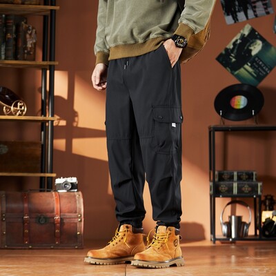 Liela izmēra Vīriešu Apģērbi Skriešana Vīriešu Apgrieztas Bikses Vīriešu Bikses Skriešanas Bikses Bagijas Bikses Vīrietis Sports Skriešana Korejiešu Populāri Apģērbi Sporta zāle