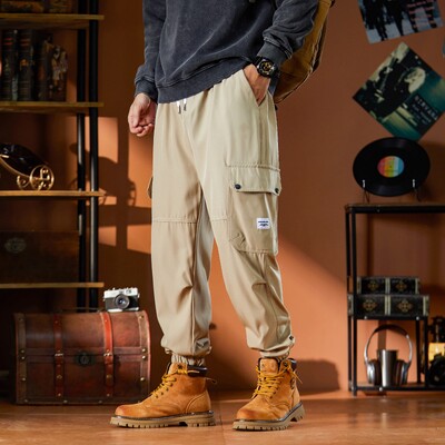 Liela izmēra Vīriešu Apģērbi Skriešana Vīriešu Apgrieztas Bikses Vīriešu Bikses Skriešanas Bikses Bagijas Bikses Vīrietis Sports Skriešana Korejiešu Populāri Apģērbi Sporta zāle