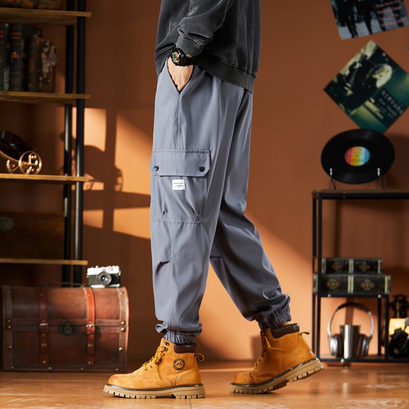 Liela izmēra Vīriešu Apģērbi Skriešana Vīriešu Apgrieztas Bikses Vīriešu Bikses Skriešanas Bikses Bagijas Bikses Vīrietis Sports Skriešana Korejiešu Populāri Apģērbi Sporta zāle