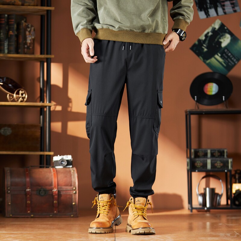 Liela izmēra Vīriešu Apģērbi Skriešana Vīriešu Apgrieztas Bikses Vīriešu Bikses Skriešanas Bikses Bagijas Bikses Vīrietis Sports Skriešana Korejiešu Populāri Apģērbi Sporta zāle