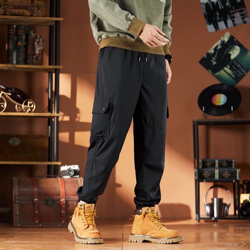 Liela izmēra Vīriešu Apģērbi Skriešana Vīriešu Apgrieztas Bikses Vīriešu Bikses Skriešanas Bikses Bagijas Bikses Vīrietis Sports Skriešana Korejiešu Populāri Apģērbi Sporta zāle