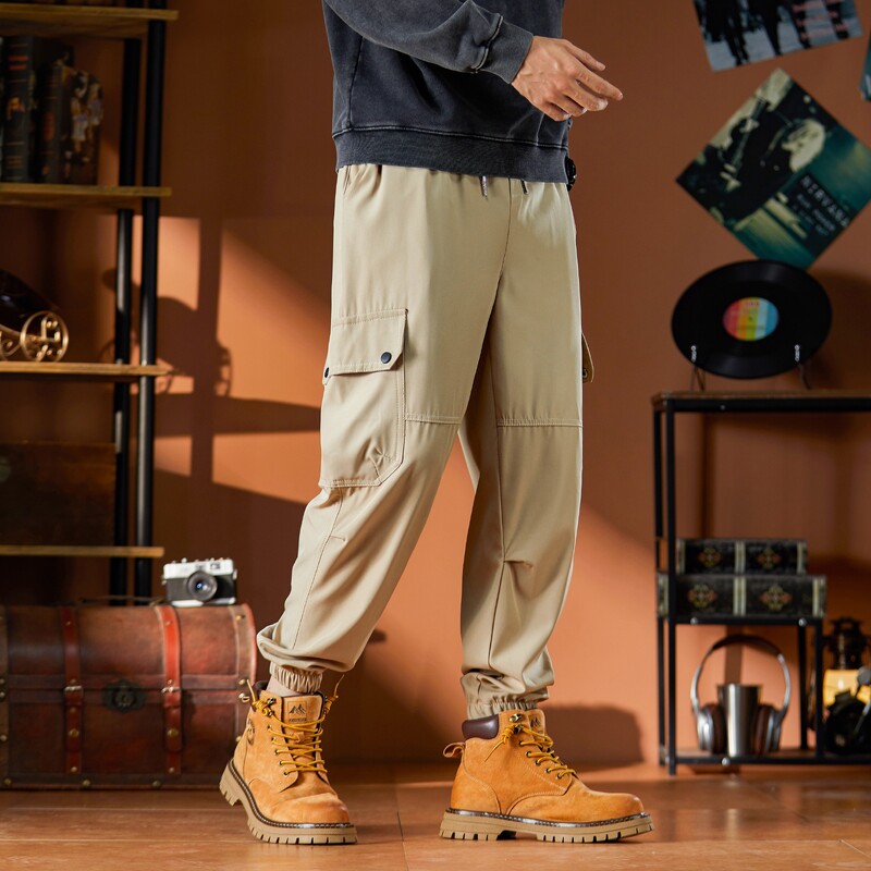 Liela izmēra Vīriešu Apģērbi Skriešana Vīriešu Apgrieztas Bikses Vīriešu Bikses Skriešanas Bikses Bagijas Bikses Vīrietis Sports Skriešana Korejiešu Populāri Apģērbi Sporta zāle