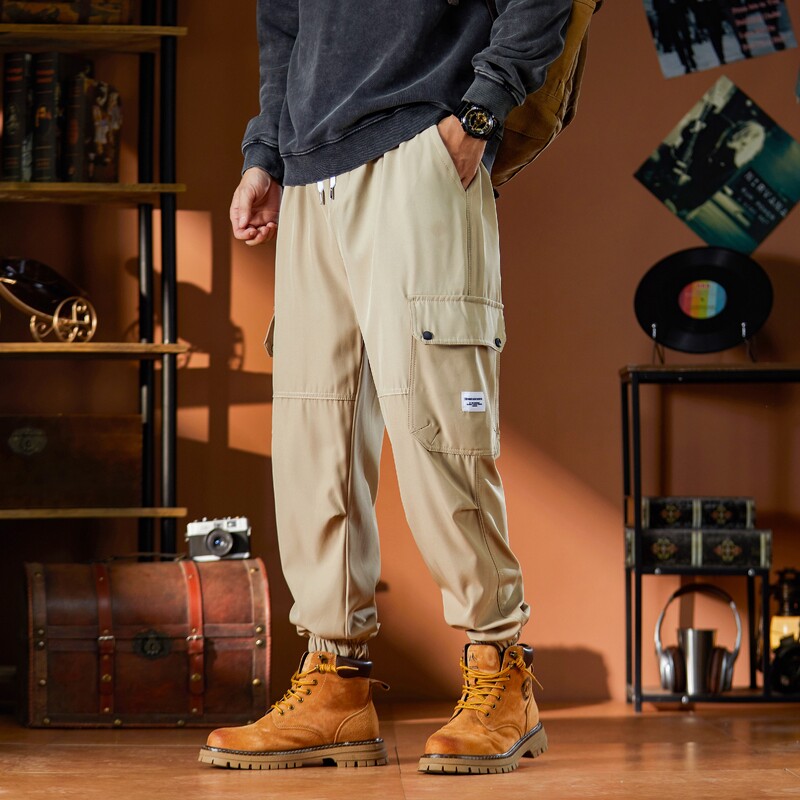 Liela izmēra Vīriešu Apģērbi Skriešana Vīriešu Apgrieztas Bikses Vīriešu Bikses Skriešanas Bikses Bagijas Bikses Vīrietis Sports Skriešana Korejiešu Populāri Apģērbi Sporta zāle