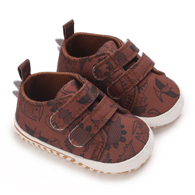 Новородени бебета, момчета и момичета, кафяви ежедневни обувки Baby First Walking Shoes Мека подметка, противоплъзгащи се бебешки ежедневни обувки 0-18M