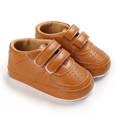 Новородени бебета, момчета и момичета, кафяви ежедневни обувки Baby First Walking Shoes Мека подметка, противоплъзгащи се бебешки ежедневни обувки 0-18M